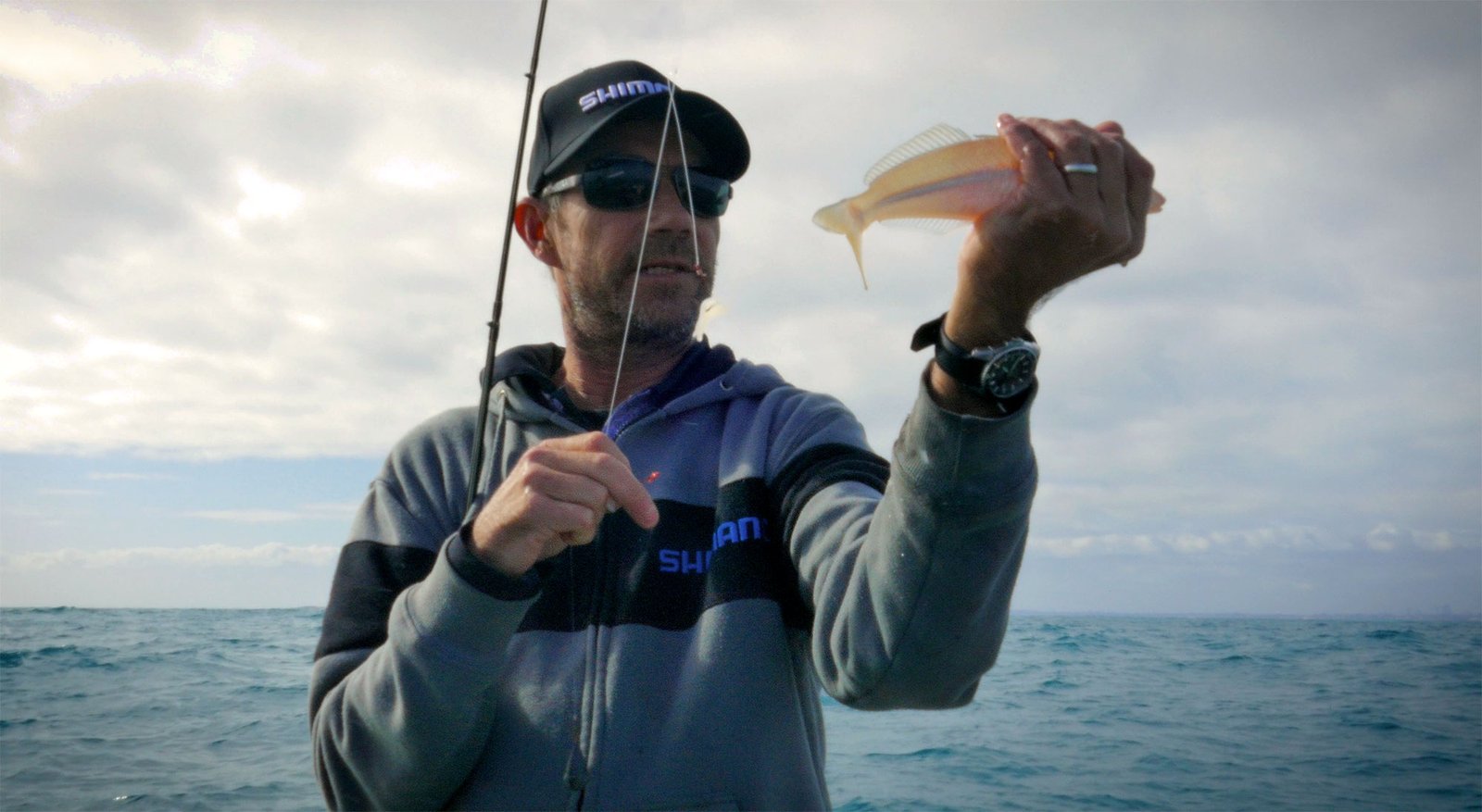 Nick Hocking with a Fremantle School Whiting