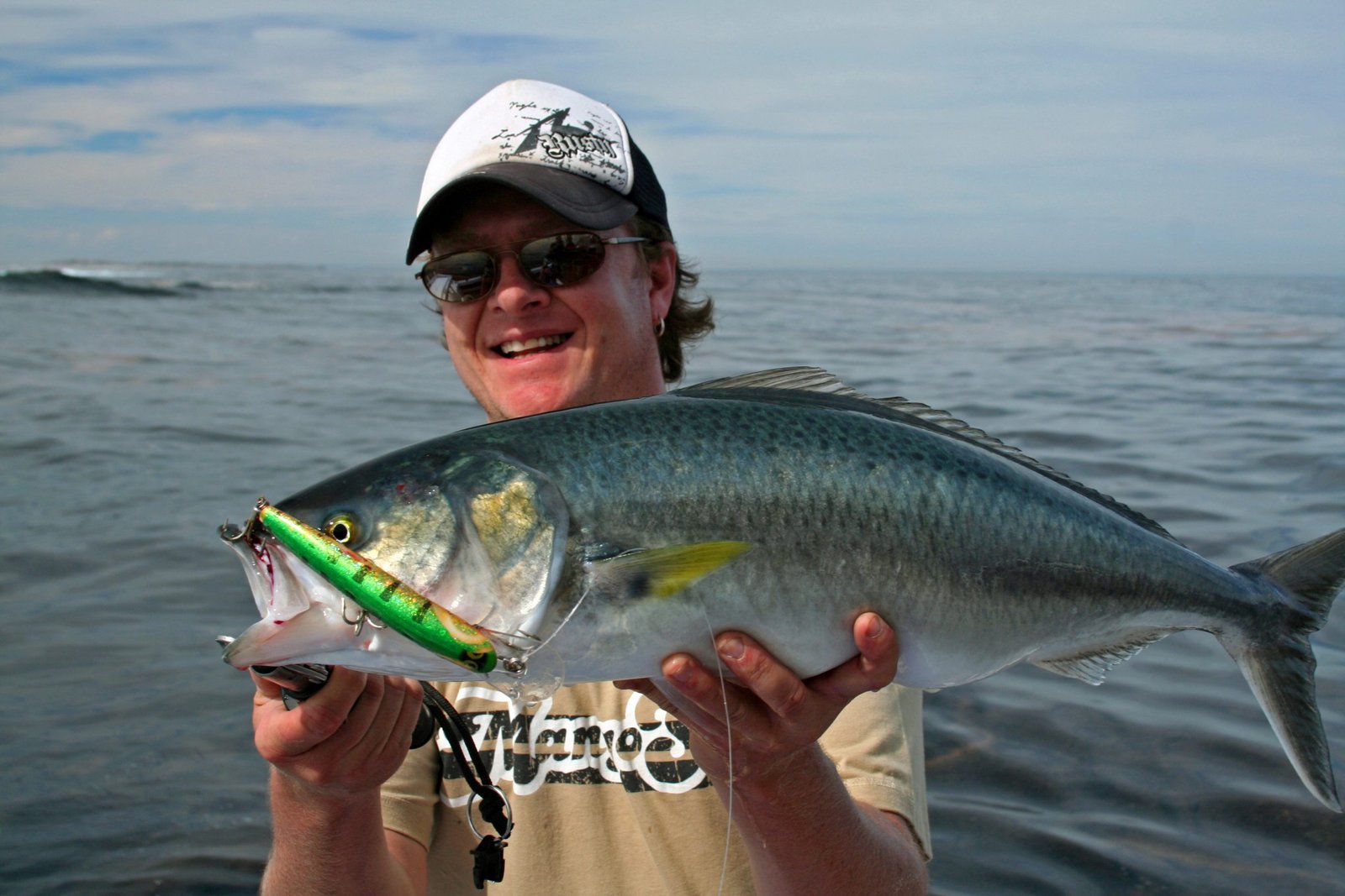 Steve Correia with Rottnest Island Salmon