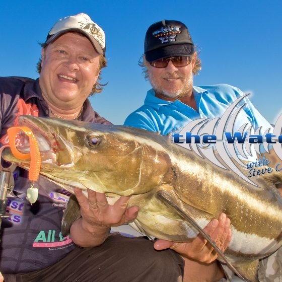 Steve Correia and Ross Larard with a Giant Cobia