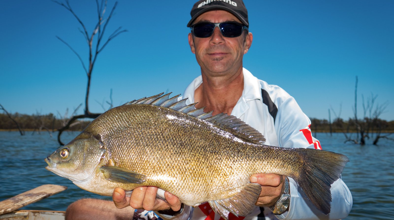 Nick Hocking with a Silver Perch
