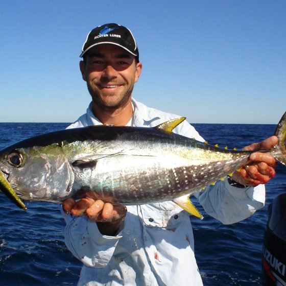 Nick Hocking with a Yellowfin Tuna