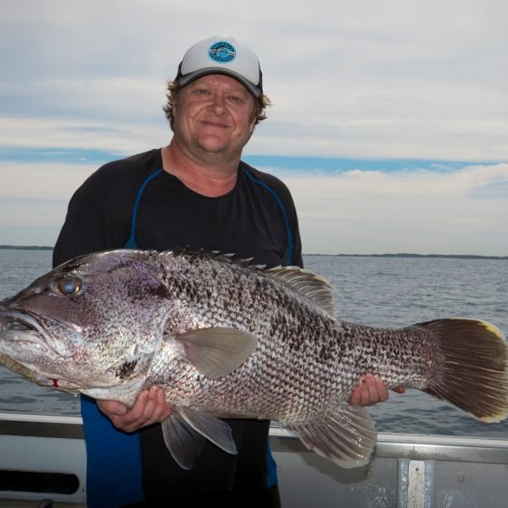 Steve Correia with a 40 pound West Australian Dhufish