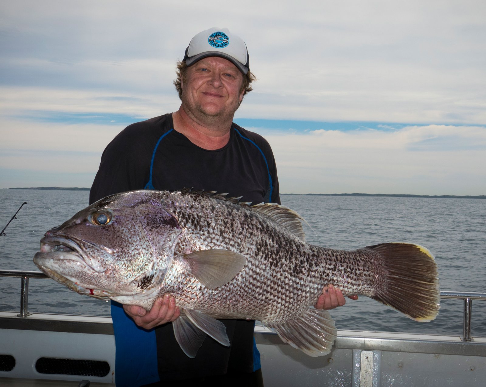 Steve Correia with a 40 pound West Australian Dhufish