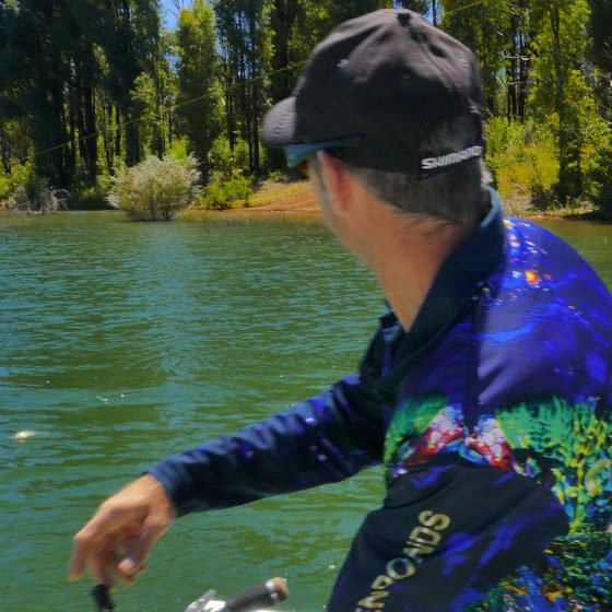 Nick Hocking at Waroona Dam