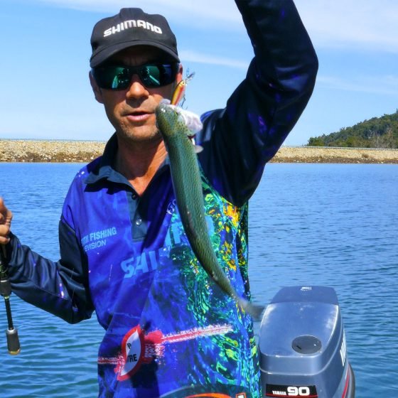 Nick Hocking with a Waroona Dam Trout