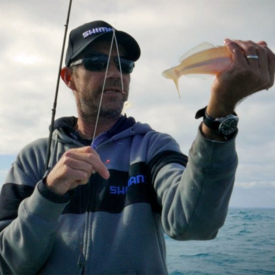 Nick Hocking with a Fremantle School Whiting