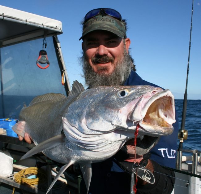 Craig White with a Mulloway