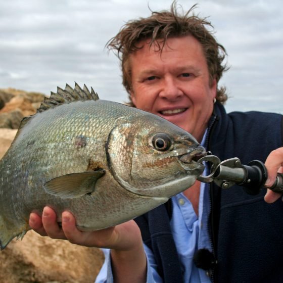 Steve Correia with Hillarys Buffalo Bream