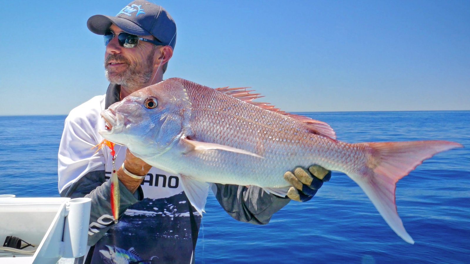Nick Hocking with a Snapper
